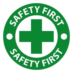 Safety first symbol